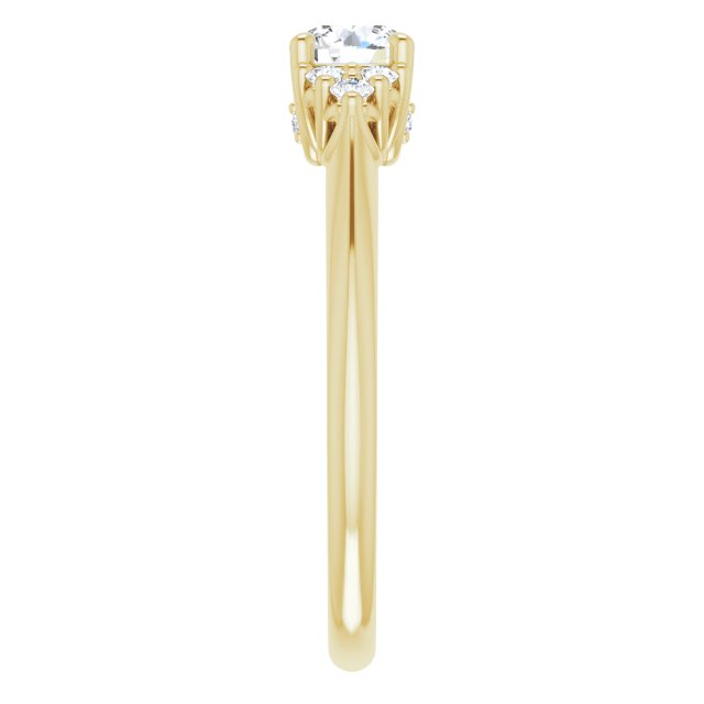 Accented Engagement Ring