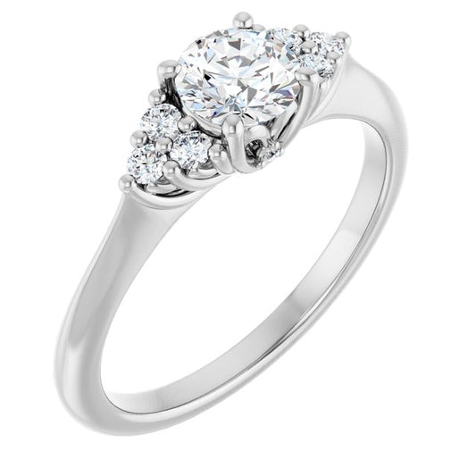 Accented Engagement Ring