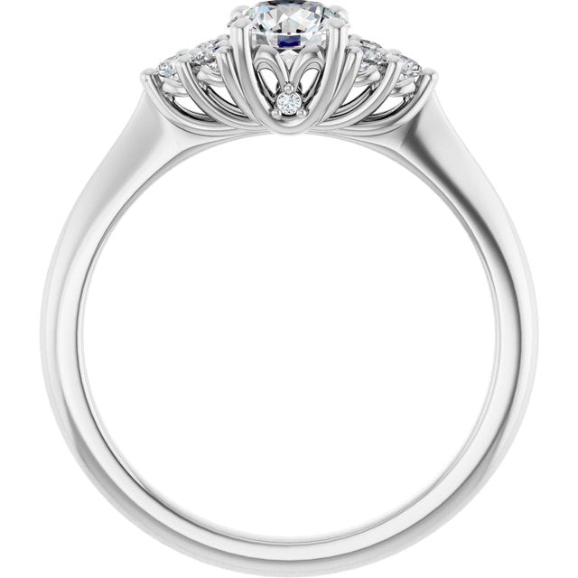 Accented Engagement Ring