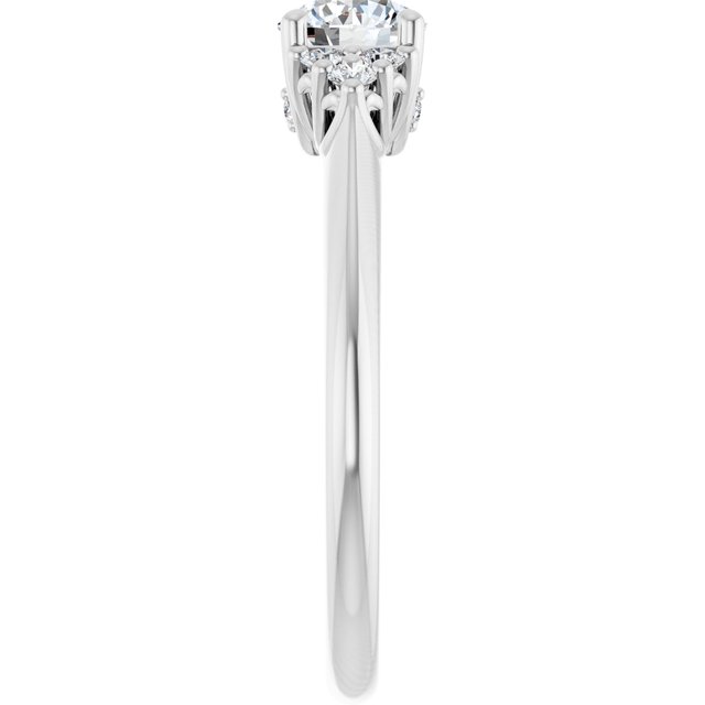 Accented Engagement Ring