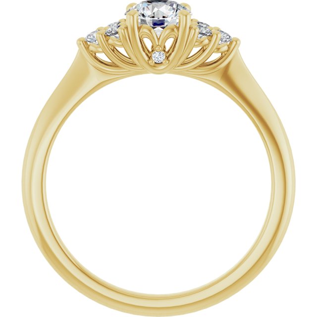 Accented Engagement Ring