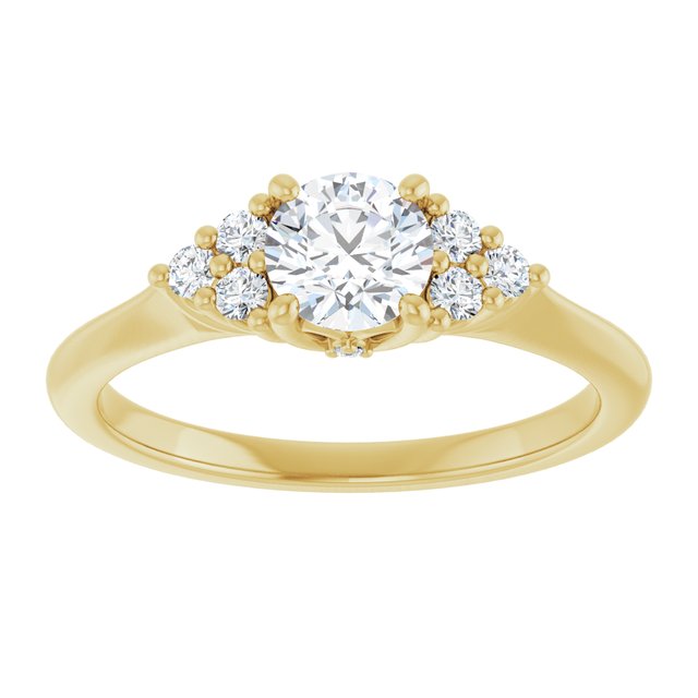 Accented Engagement Ring