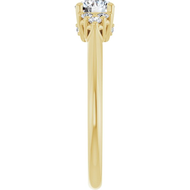 Accented Engagement Ring