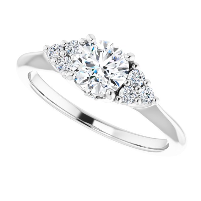 Accented Engagement Ring