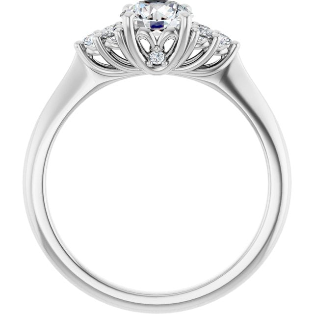 Accented Engagement Ring