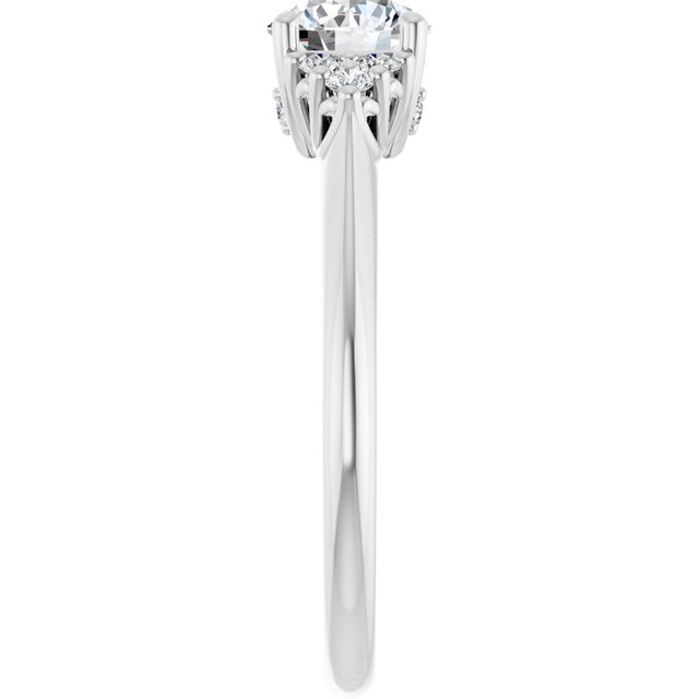 Accented Engagement Ring