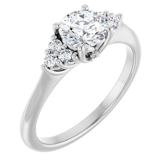 Accented Engagement Ring