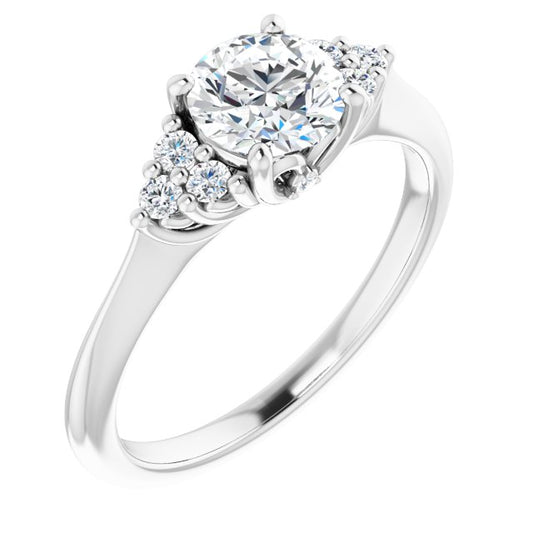 Accented Engagement Ring