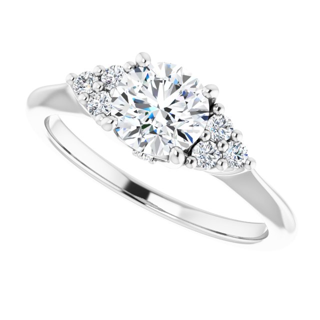 Accented Engagement Ring