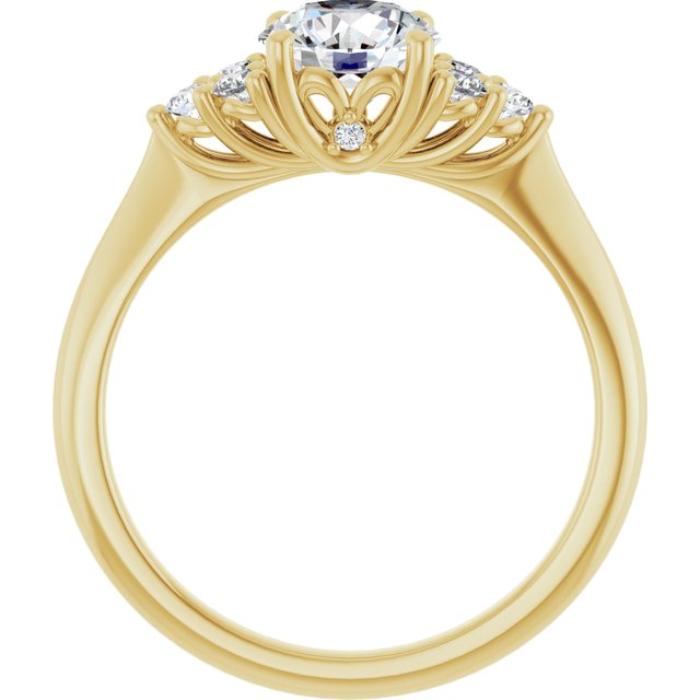 Accented Engagement Ring