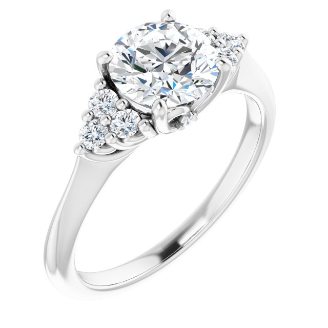 Accented Engagement Ring