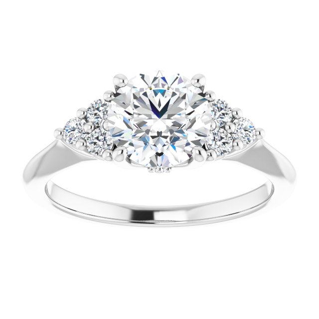 Accented Engagement Ring