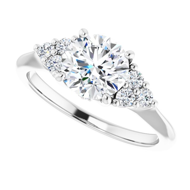 Accented Engagement Ring