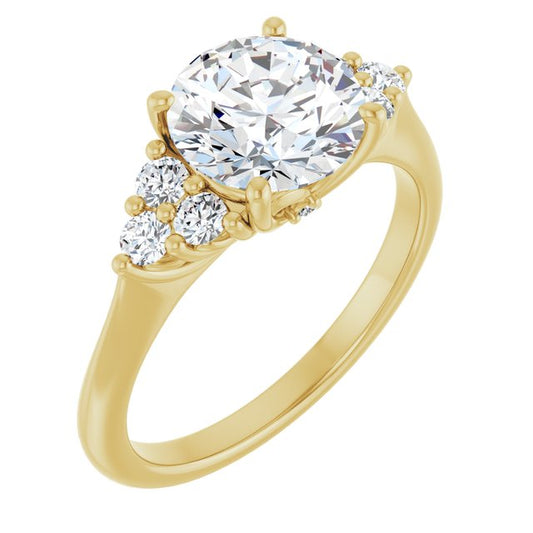 Accented Engagement Ring