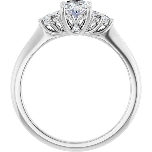 Accented Engagement Ring