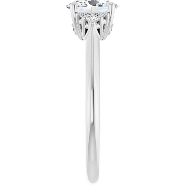 Accented Engagement Ring