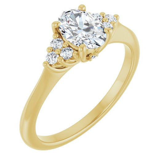 Accented Engagement Ring