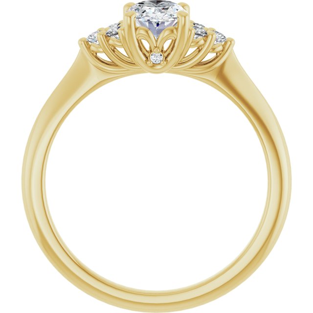 Accented Engagement Ring