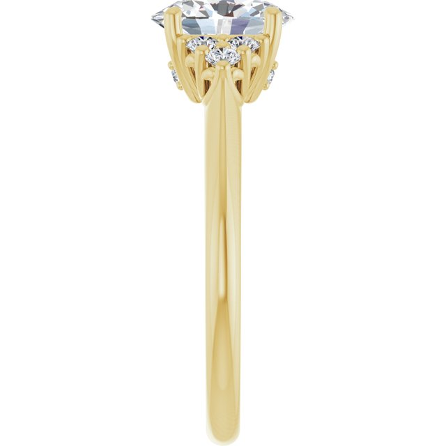 Accented Engagement Ring
