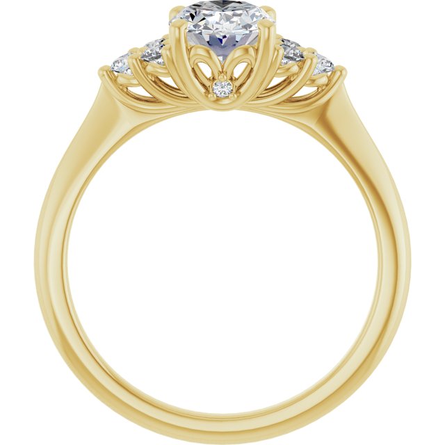 Accented Engagement Ring