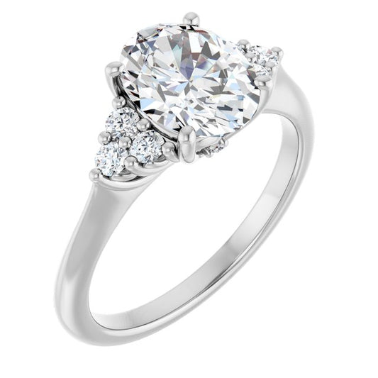Accented Engagement Ring