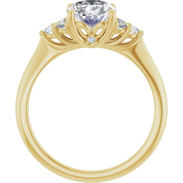 Accented Engagement Ring