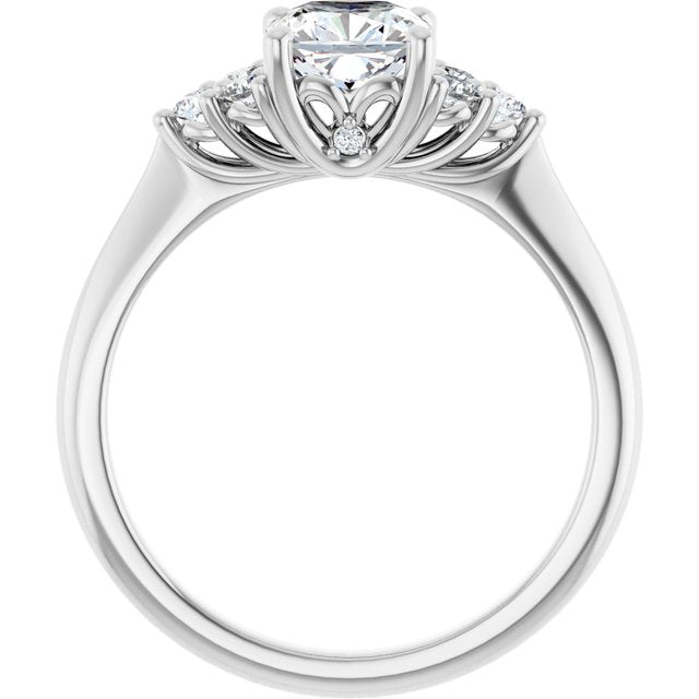 Accented Engagement Ring