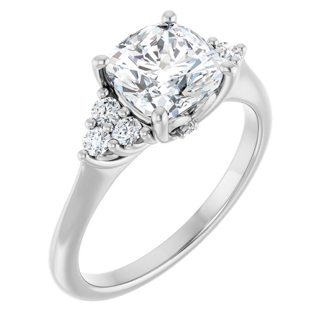 Accented Engagement Ring