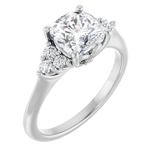 Accented Engagement Ring