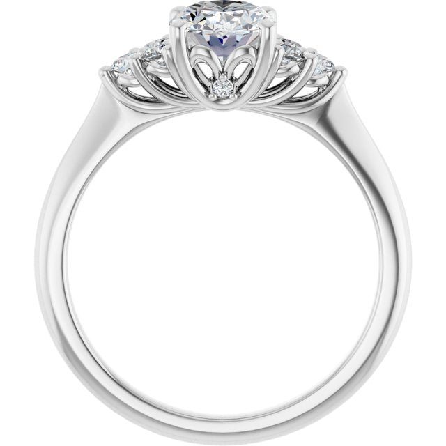 Accented Engagement Ring