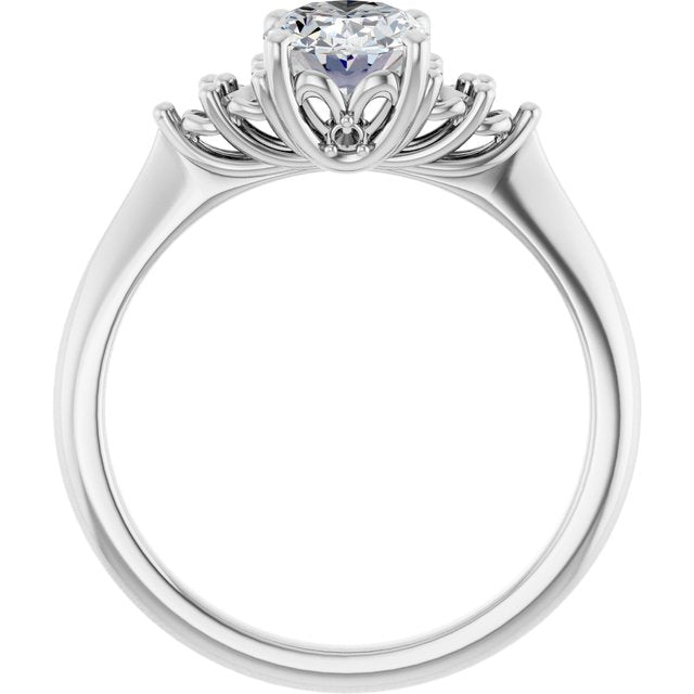 Accented Engagement Ring