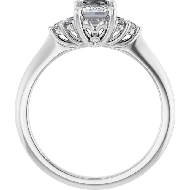 Accented Engagement Ring