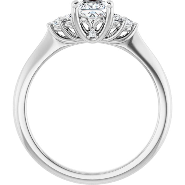 Accented Engagement Ring