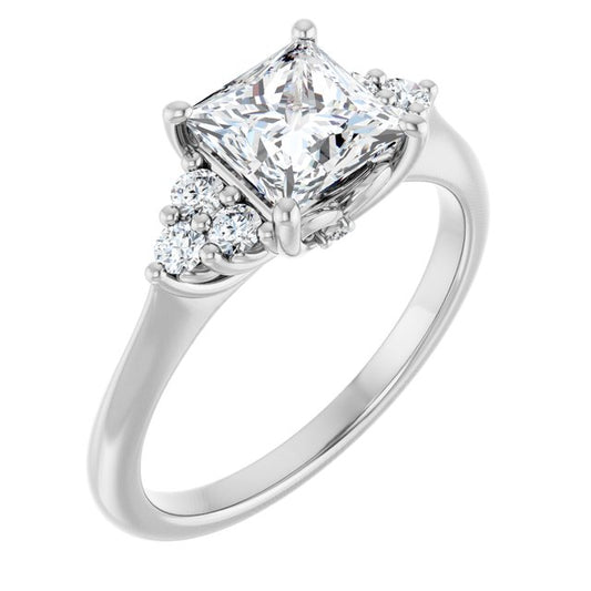 Accented Engagement Ring