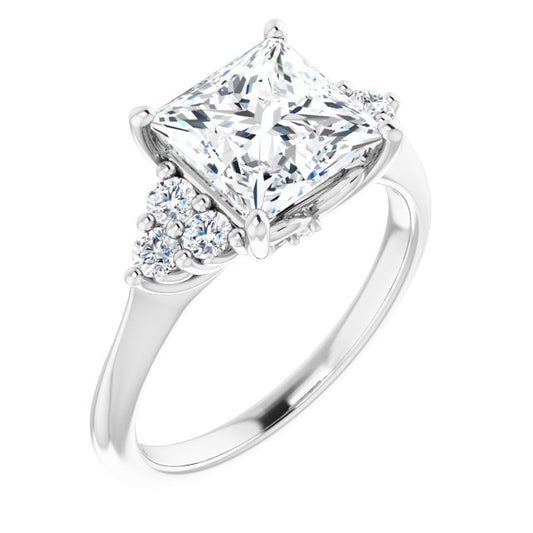 Accented Engagement Ring