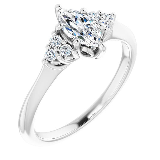 Accented Engagement Ring