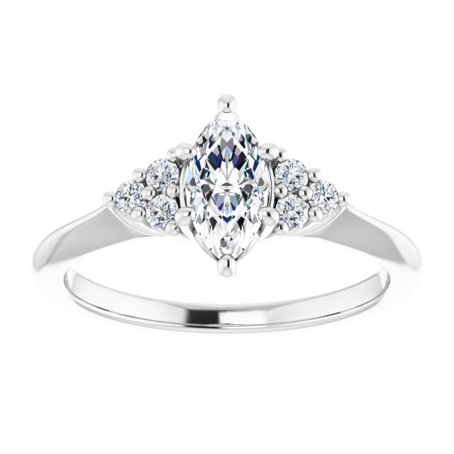 Accented Engagement Ring