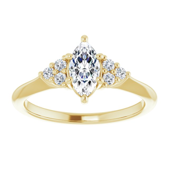 Accented Engagement Ring