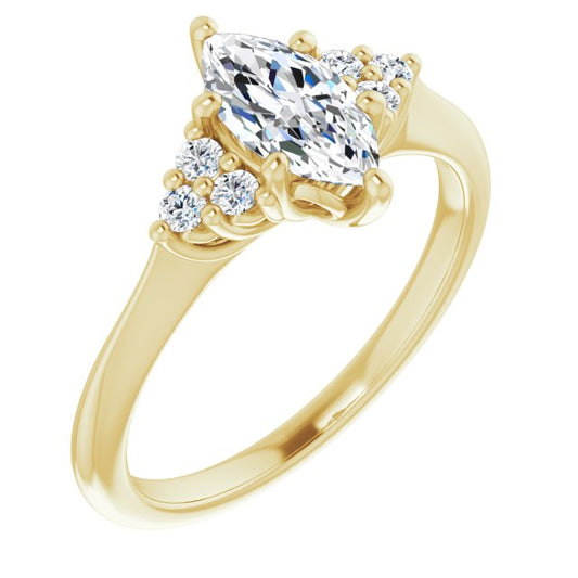 Accented Engagement Ring