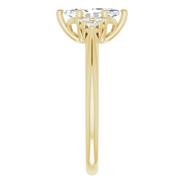 Accented Engagement Ring