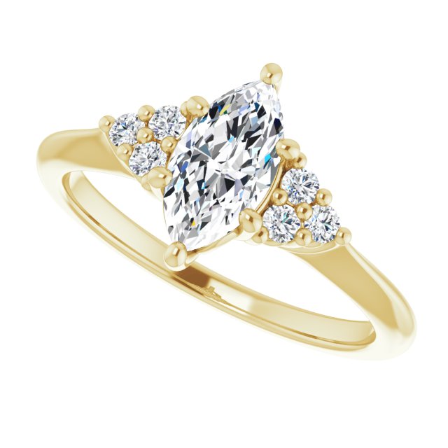 Accented Engagement Ring