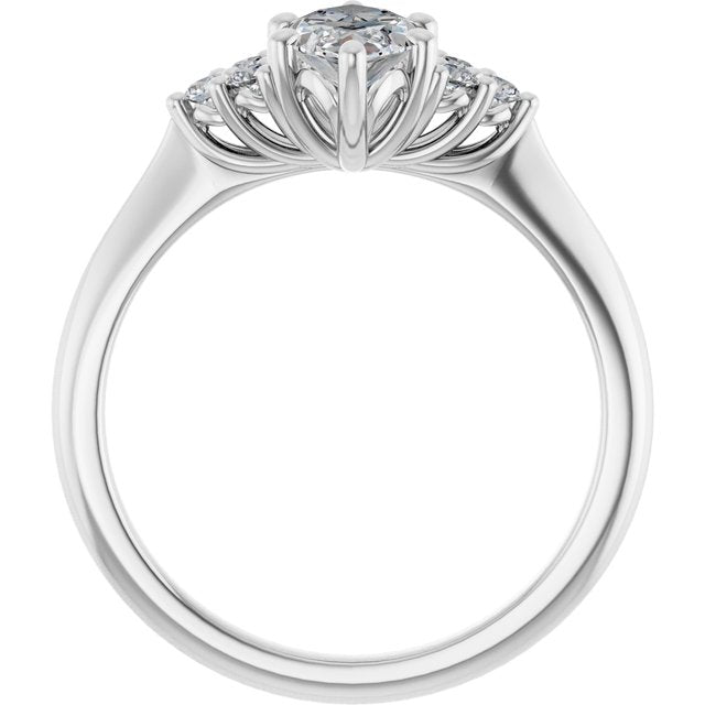 Accented Engagement Ring