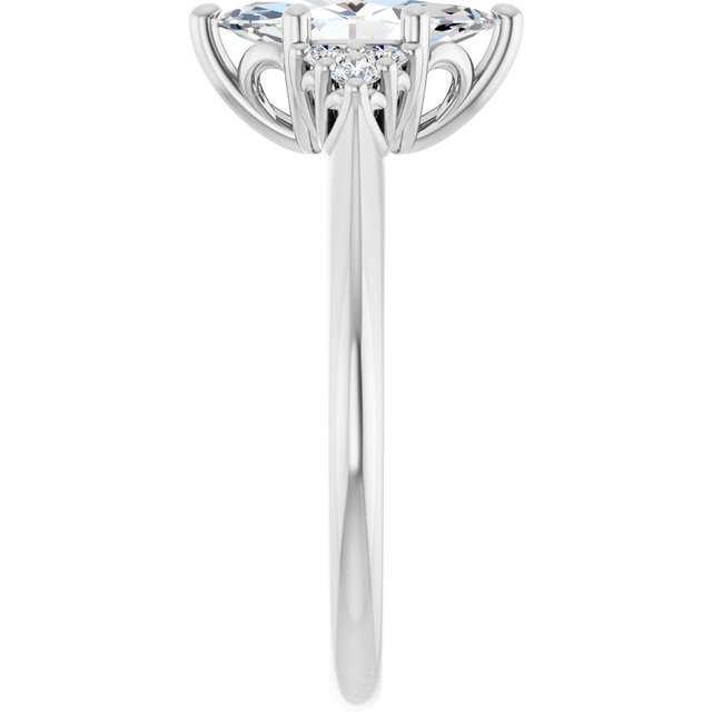 Accented Engagement Ring