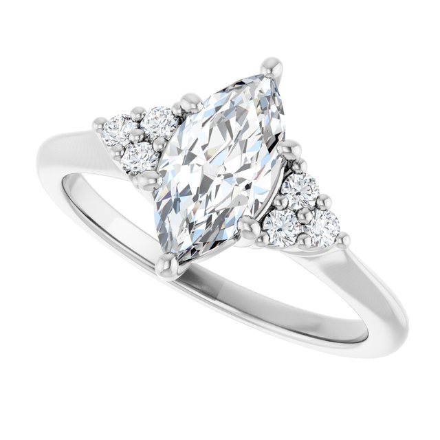 Accented Engagement Ring
