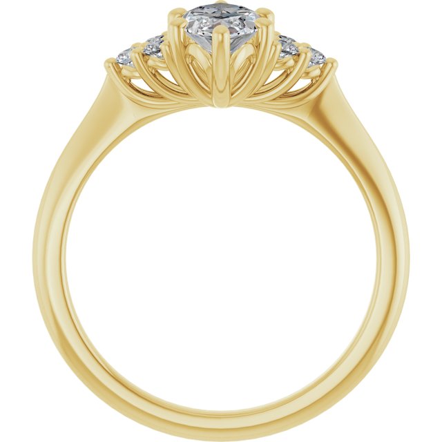 Accented Engagement Ring