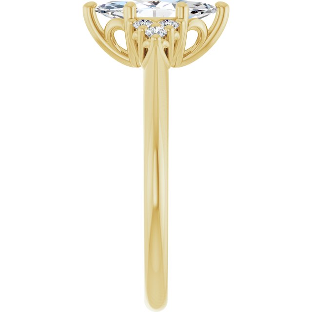 Accented Engagement Ring