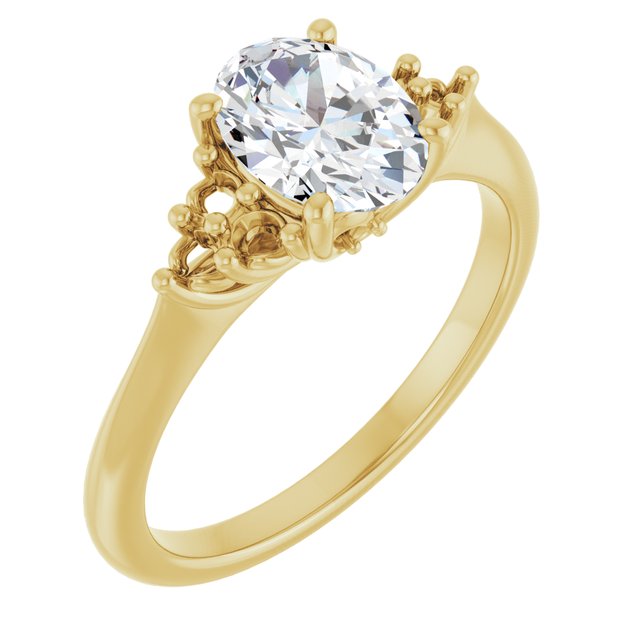 Accented Engagement Ring