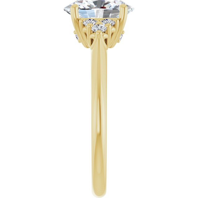Accented Engagement Ring