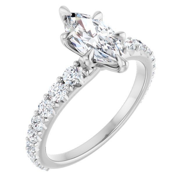 Accented Engagement Ring