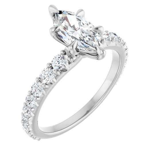 Accented Engagement Ring